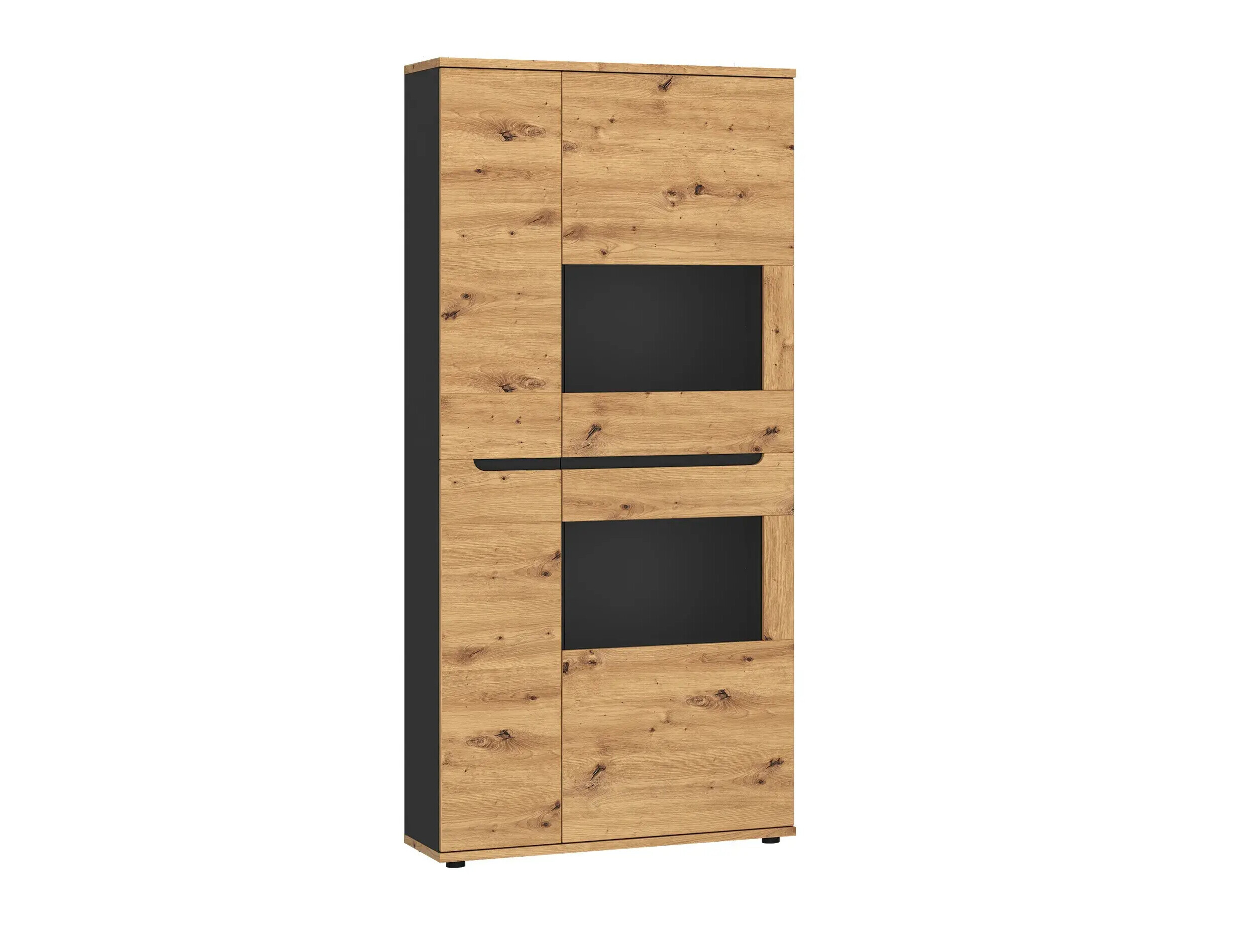 Estantería Deldori 109 (Roble Artisan + Antracita)