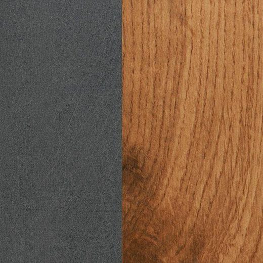 Cómoda Livlore 107 (Madera gris + Roble wotan)
