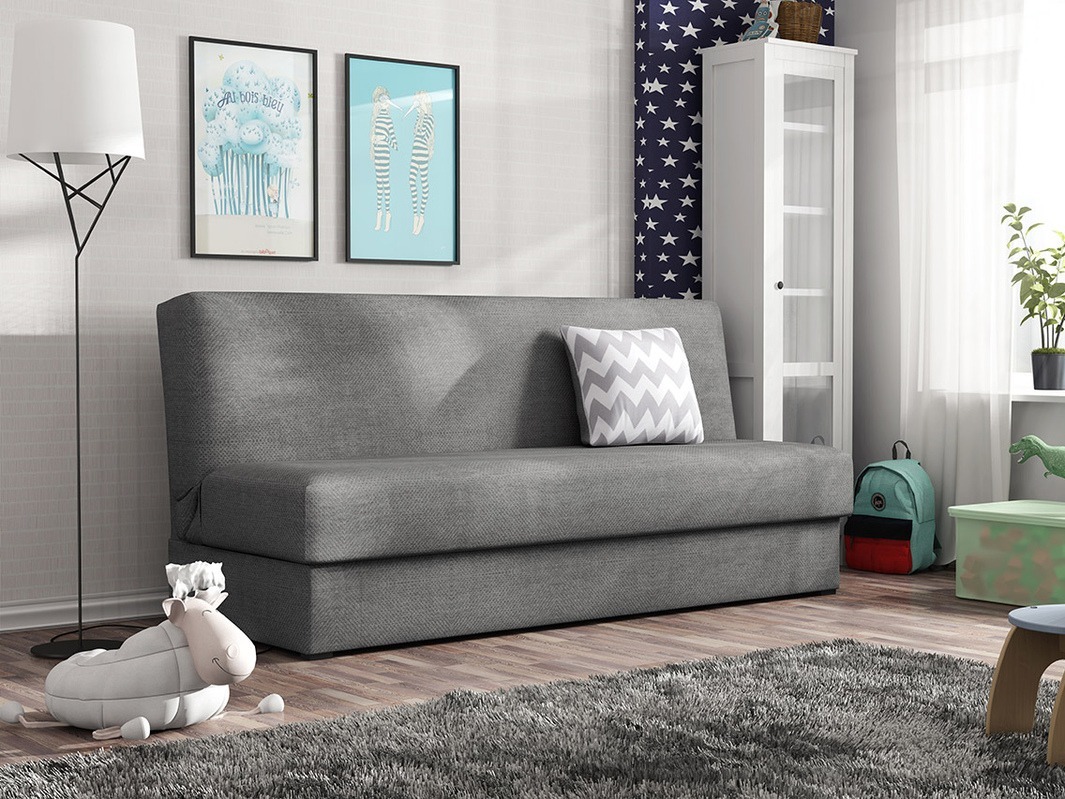 Sofá cama Columbus 119 (Enjoy 23 + Estampado gris)