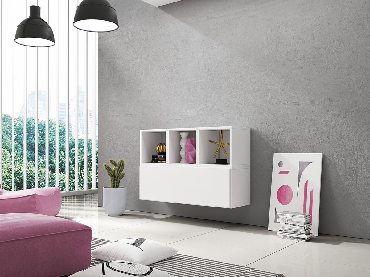 Conjunto de armarios Corbele 117 (Blanco)