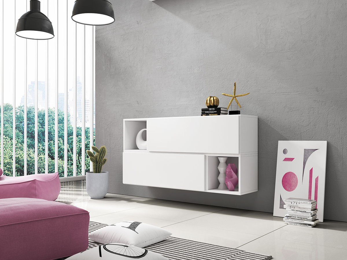 Conjunto de armarios Corbele 119 (Blanco)