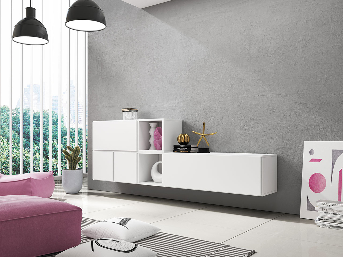 Mueble TV Corbele 114 (Blanco)