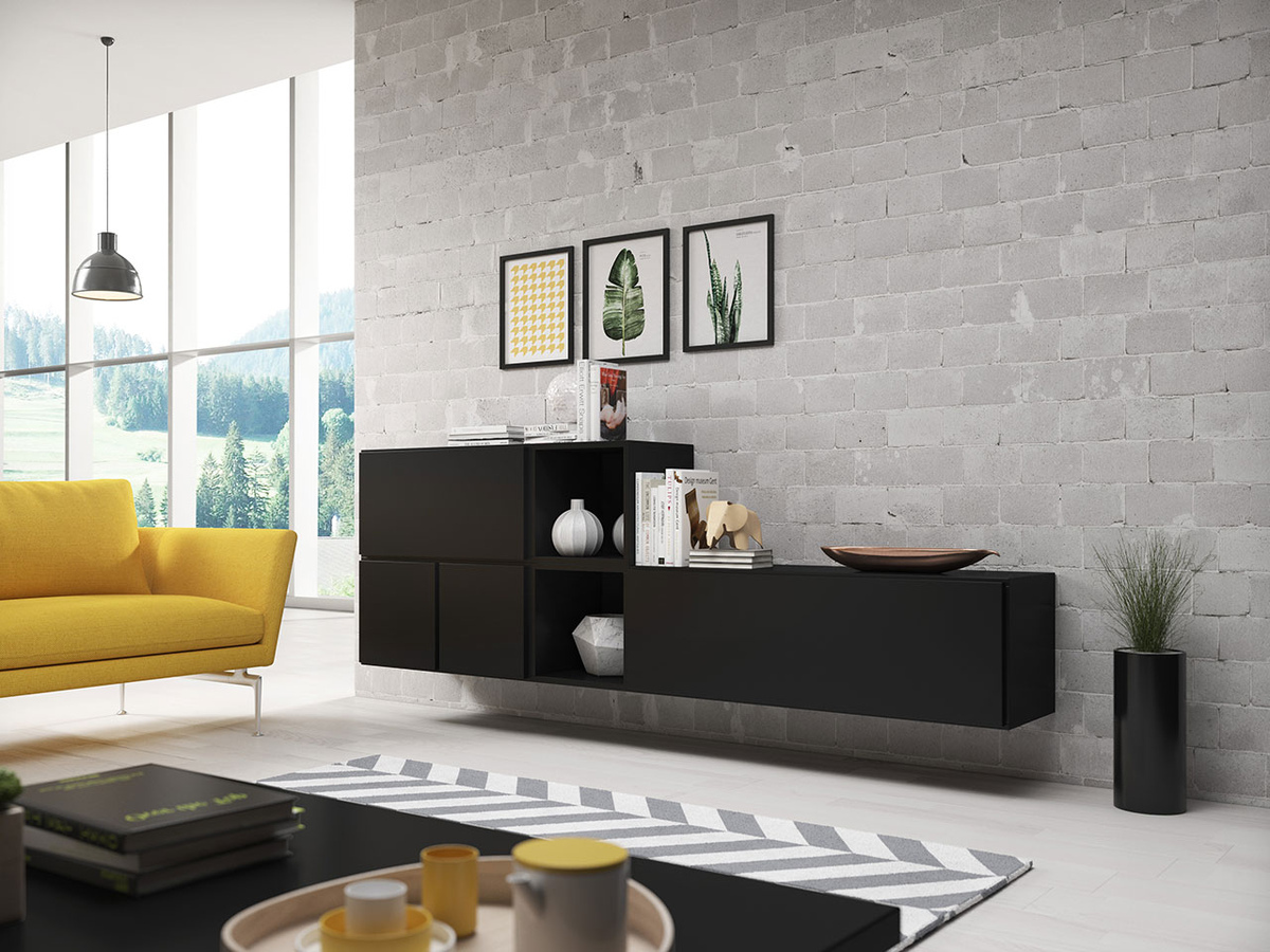 Mueble TV Corbele 114 (Negro)