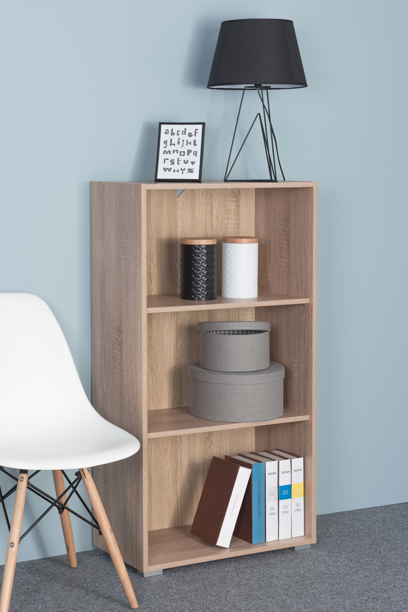 Estantería Bristol 127 (Roble Sonoma)